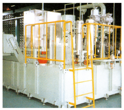 coolant device for large size cleaning machine